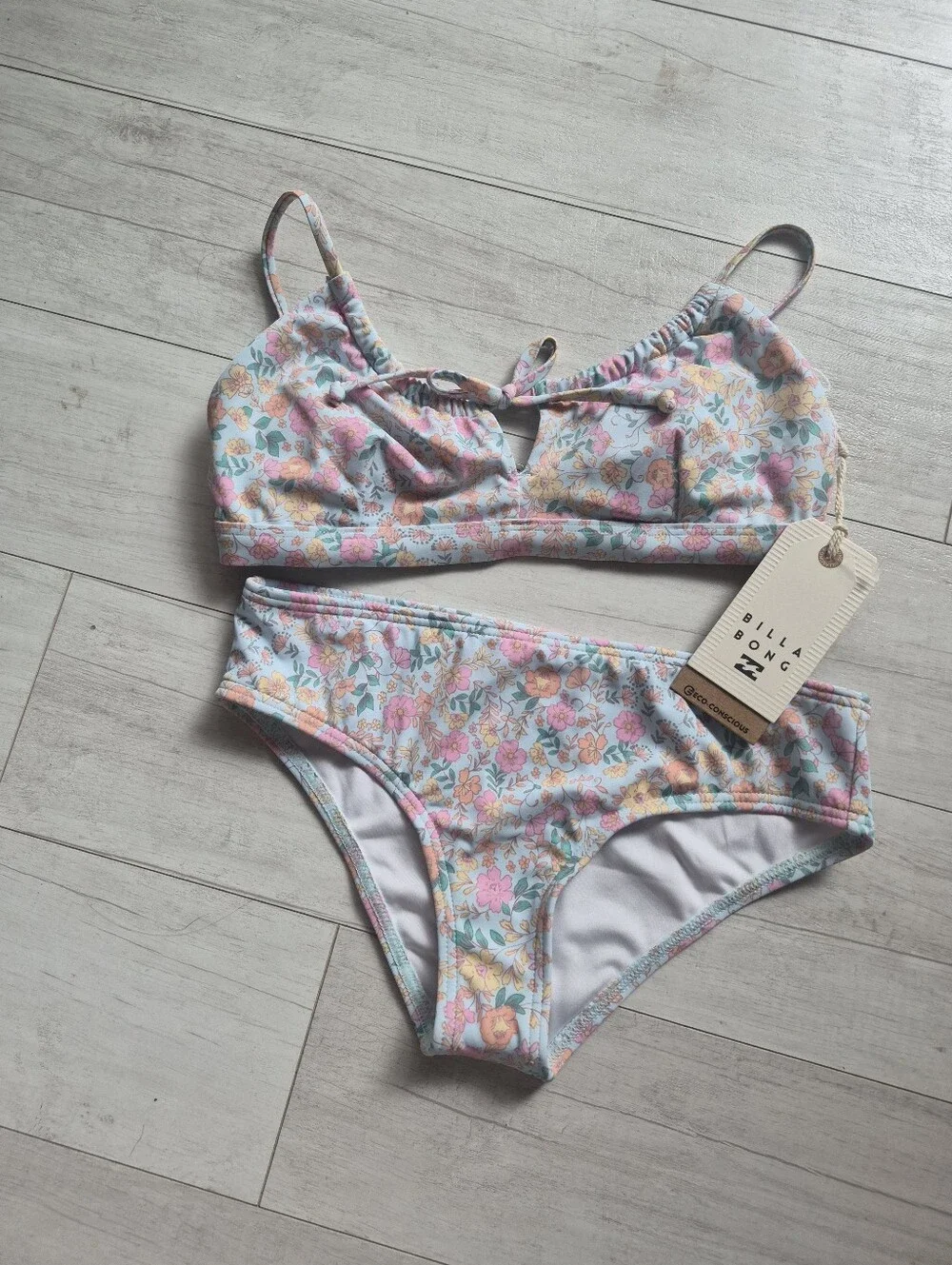 BILLABONG NEW Girls In My Dreams Coco Bralette Bikini Swimsuit